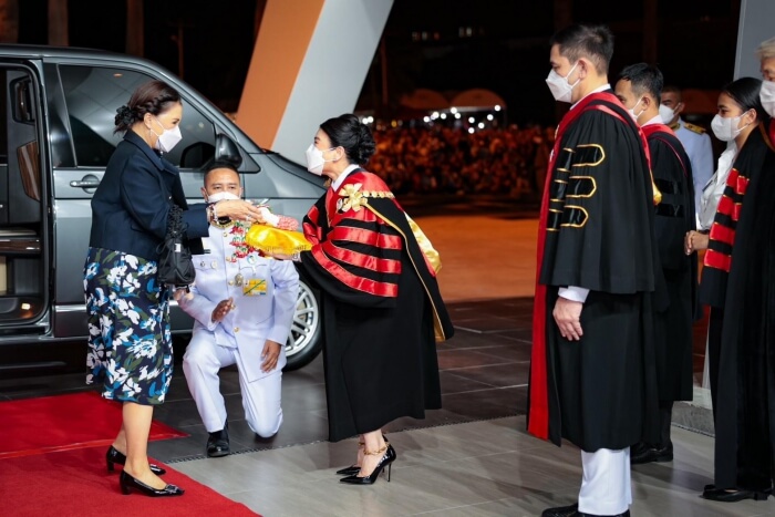ทูลกระหม่อมหญิงอุบลรัตนราชกัญญา สิริวัฒนาพรรณวดี พระราชทานปริญญาบัตรแก่ผู้สำเร็จการศึกษาจากมหาวิทยาลัยกรุงเทพธนบุรี ประจำปีการศึกษา 2565