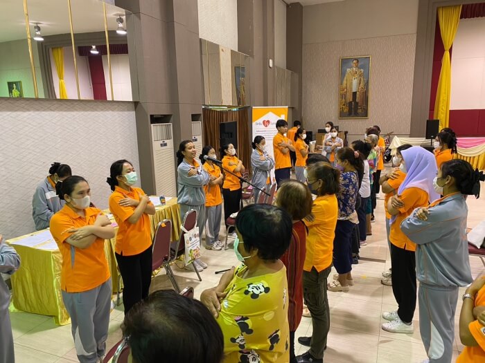 โครงการ "สูงวัยอย่างมีคุณภาพ จัดการตนเองได้เต็มศักยภาพแบบองค์รวม" โดยการ ร่วมกันของ 4 สถาบัน เครือข่าย สสอท โซน 1