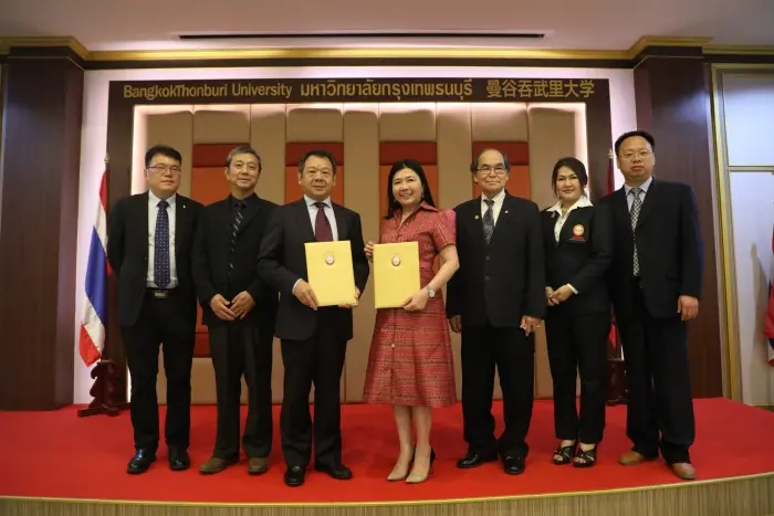 ม.กรุงเทพธนบุรี ลงนาม MOU ด้านวิชาการกับ Gongqing College of Nanchang University
