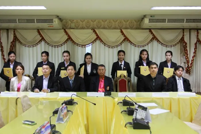 นักศึกษาคณะนิติศาสตร์ ร่วมลงนามความร่วมมือในการทำกิจกรรมและทางวิชาการ 7 สถาบัน