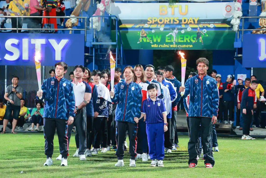 พิธีเปิดสุดยิ่งใหญ่! “SPORTS DAY 2024” มกธ. รวมพลังแห่งกีฬาและความสามัคคี