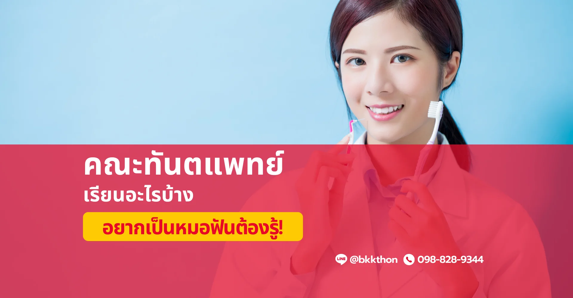 ทันตแพทย์ เรียนอะไรบ้าง